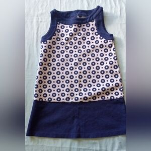 ‼️5 items for $8‼️Gymboree Navy and White Polka Dot Dress